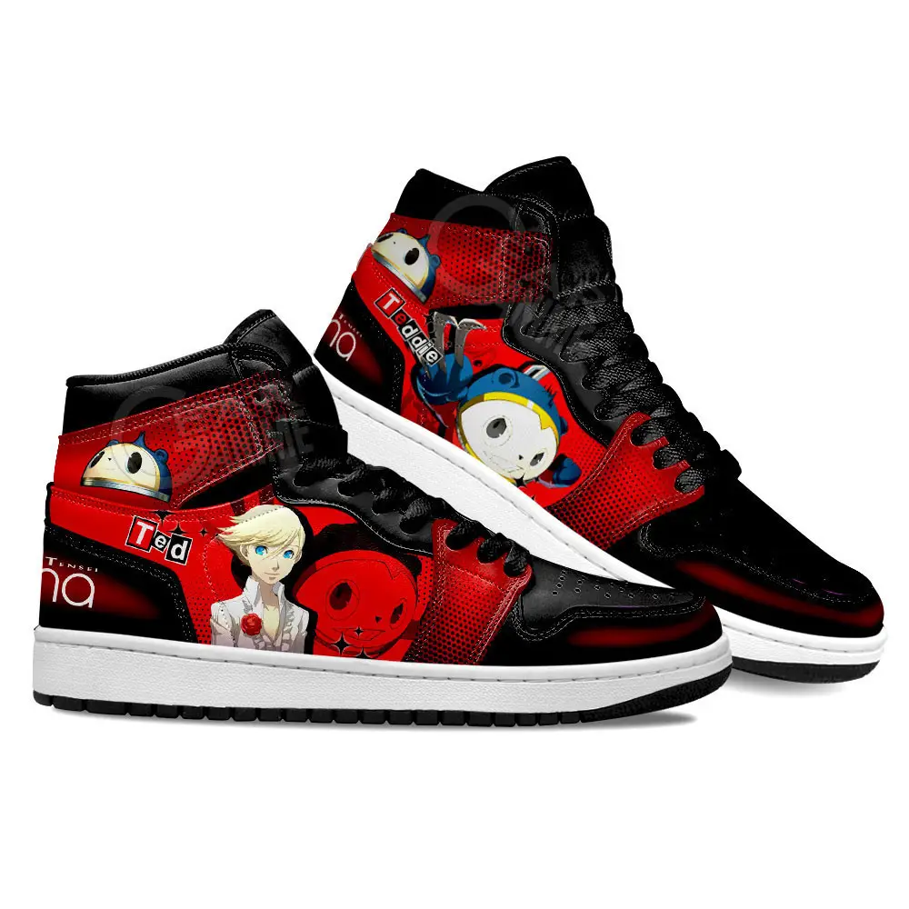 Air JD Hightop Shoes Persona Teddie Anime Custom Shoes