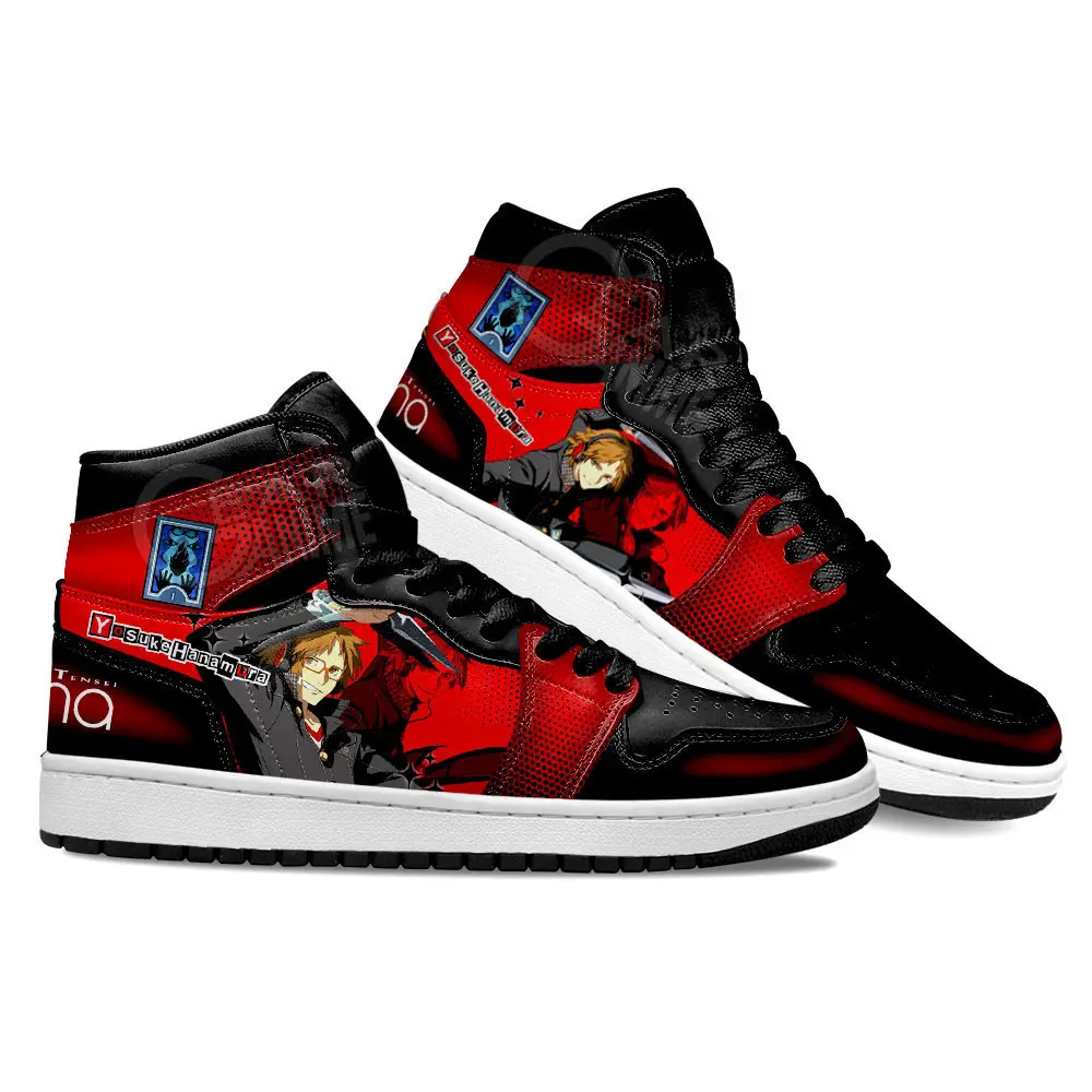 Air JD Hightop Shoes Persona Yosuke Hanamura Anime Custom Shoes