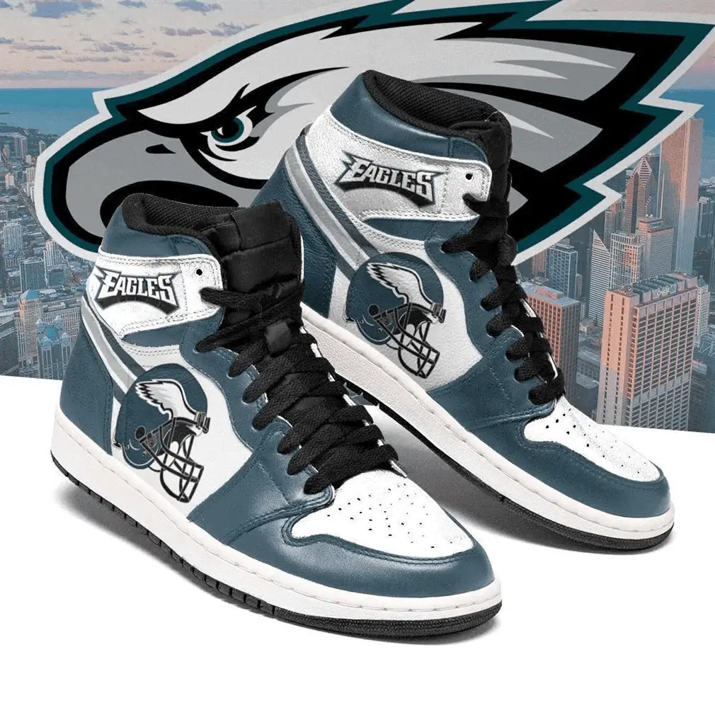 Air JD Hightop Shoes Philadelphia Eagles Custom Shoes Sneakers JD Sneakers