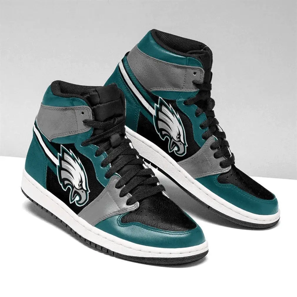 Air JD Hightop Shoes Philadelphia Eagles JD Sneakers Custom Gifts Idea Air JD Hightop Shoes Philadelphia Eagles JD Sneakers Custom Gifts Idea - Image 1