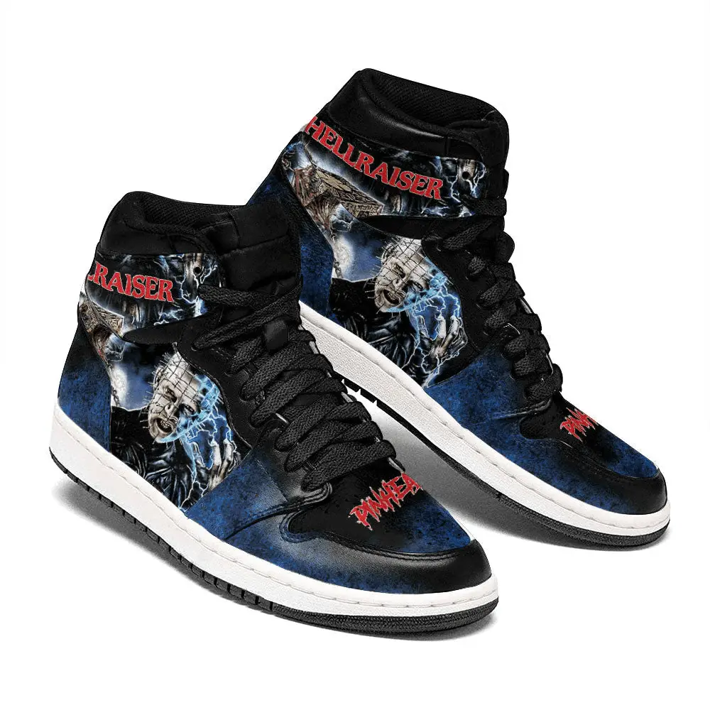 Air JD Hightop Shoes Pinhead J1 Shoes Custom Horror Fans Sneakers