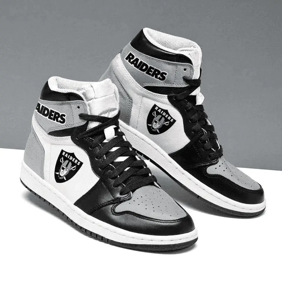 Air JD Hightop Shoes Raiders JD Shoes Custom Sport Sneakers BRB08