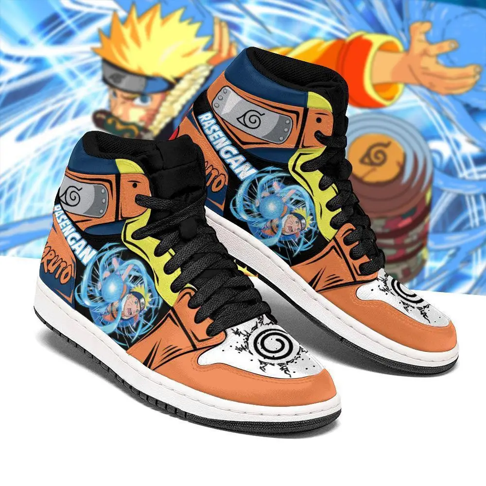 Air JD Hightop Shoes Rasengan Shoes Skill Costume Boots Anime JD1s Sneakers
