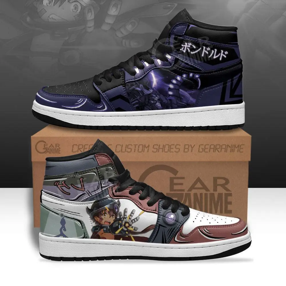 Air JD Hightop Shoes Reg and Bondrewd JD1s Sneakers Custom Anime Made in Abyss Shoes Air JD Hightop Shoes Reg and Bondrewd JD1s Sneakers Custom Anime Made in Abyss Shoes - Image 1