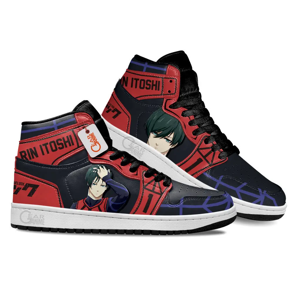 Air JD Hightop Shoes Rin Itoshi Anime Shoes Custom Sneakers MN0901