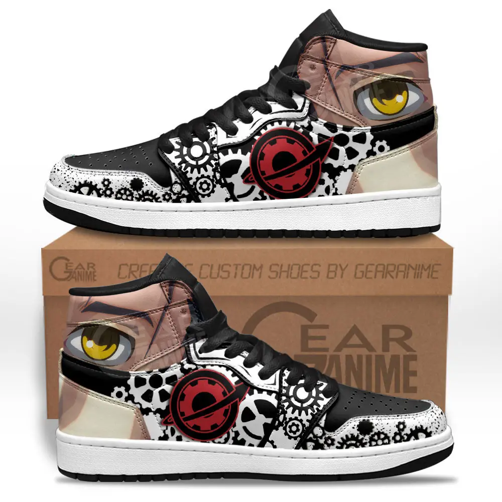 Air JD Hightop Shoes Rintarou Okabe JD1s Sneakers Steins Gate Custom Anime Shoes Air JD Hightop Shoes Rintarou Okabe JD1s Sneakers Steins Gate Custom Anime Shoes - Image 1