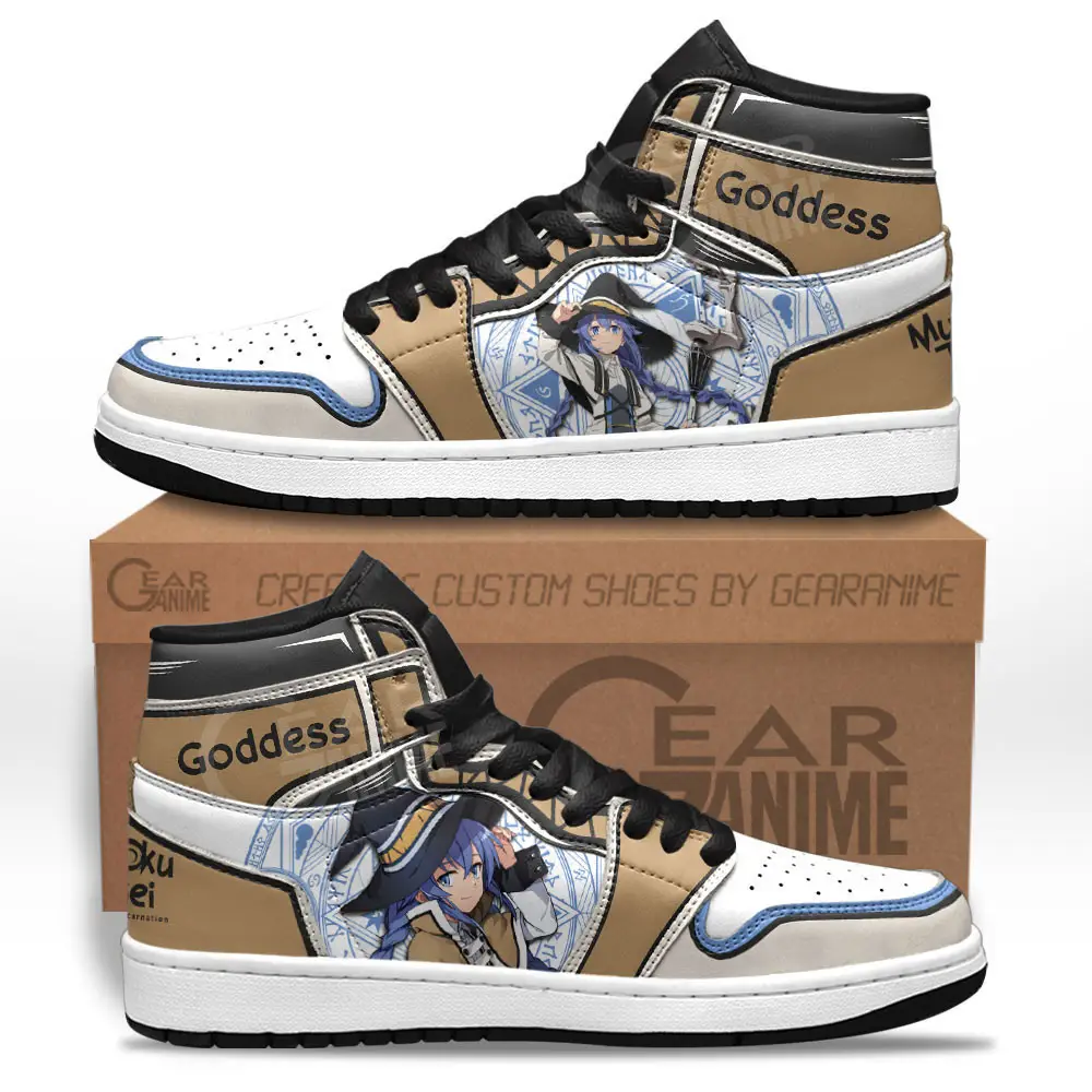 Air JD Hightop Shoes Roxy Migurdia JD1s Sneakers Custom Mushoku Tensei Anime Shoes Air JD Hightop Shoes Roxy Migurdia JD1s Sneakers Custom Mushoku Tensei Anime Shoes - Image 1
