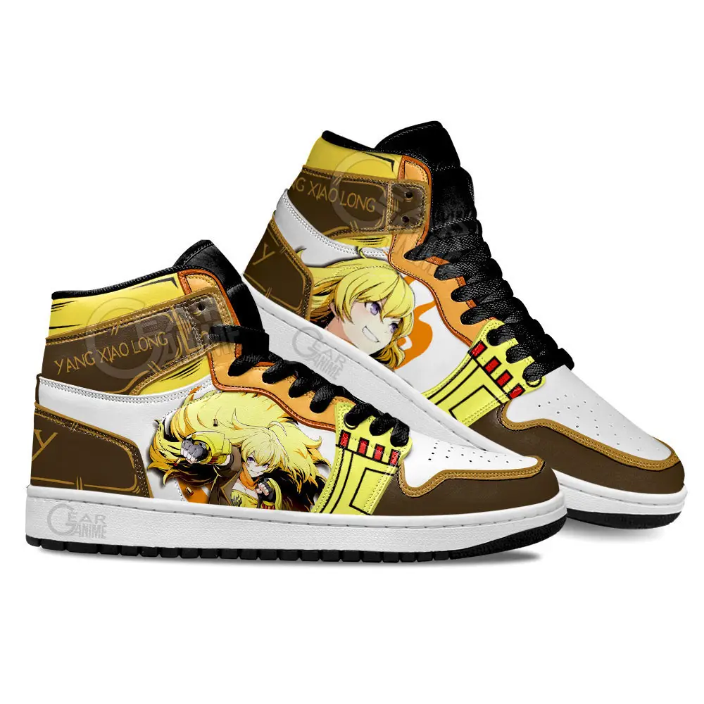 Air JD Hightop Shoes RWBY Yang Xiao Long Shoes Custom For Anime Fans Air JD Hightop Shoes RWBY Yang Xiao Long Shoes Custom For Anime Fans - Image 1