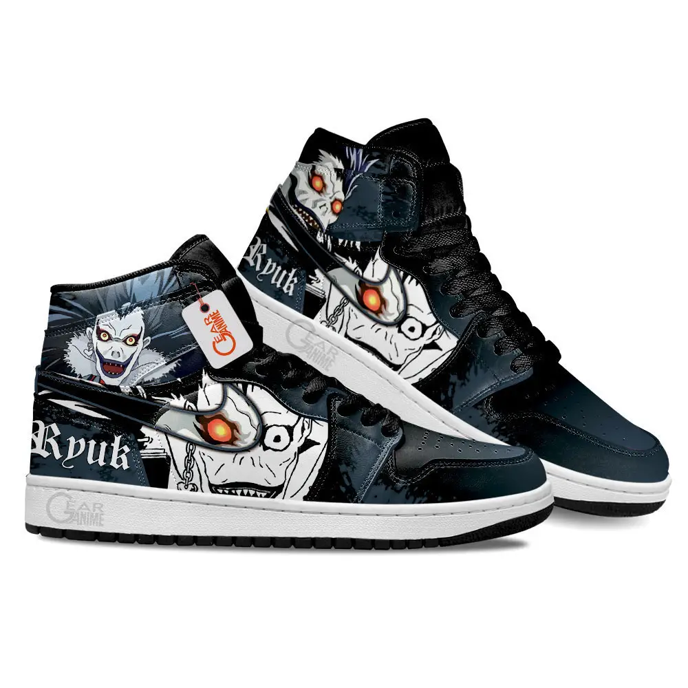 Air JD Hightop Shoes Ryuk Anime Shoes Custom Sneakers MN2102