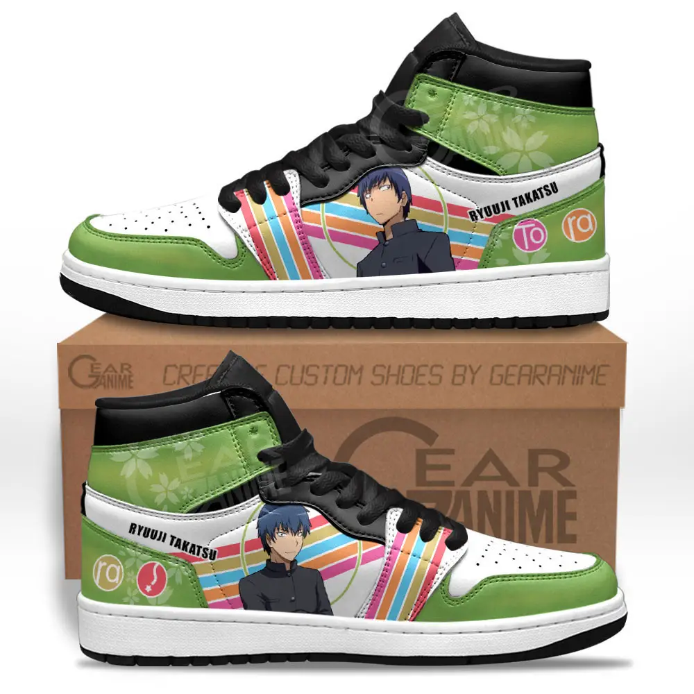 Air JD Hightop Shoes Ryuuji Takasu JD1s Sneakers Toradora Custom Anime Shoes Air JD Hightop Shoes Ryuuji Takasu JD1s Sneakers Toradora Custom Anime Shoes - Image 1