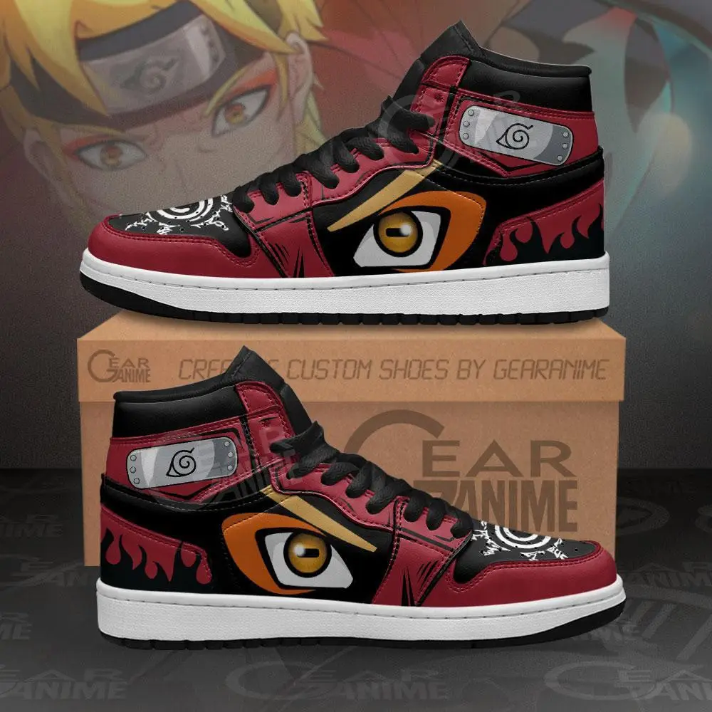 Air JD Hightop Shoes Sage Mode Eyes JD1s Sneakers Custom Anime Shoes