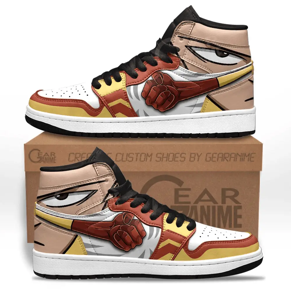 Air JD Hightop Shoes Saitama JD1s Sneakers One Punch Man Custom Anime Shoes