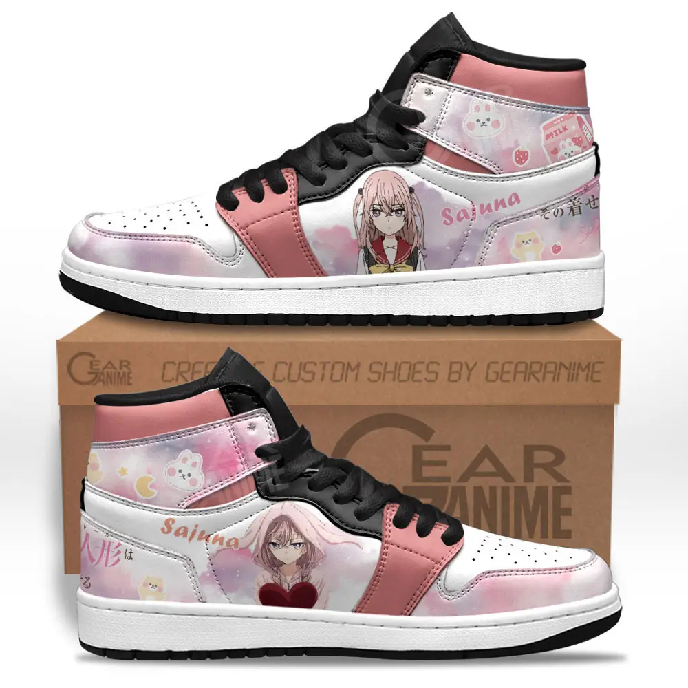 Air JD Hightop Shoes Sajuna Inui JD1s Sneakers My Dress-Up Darling Custom Anime Shoes Air JD Hightop Shoes Sajuna Inui JD1s Sneakers My Dress-Up Darling Custom Anime Shoes - Image 1