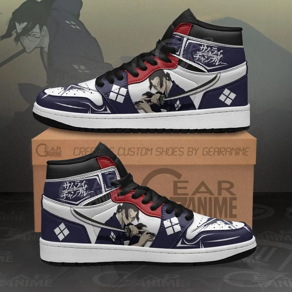 Air JD Hightop Shoes Samurai Champloo Jin JD1s Sneakers Anime Shoes