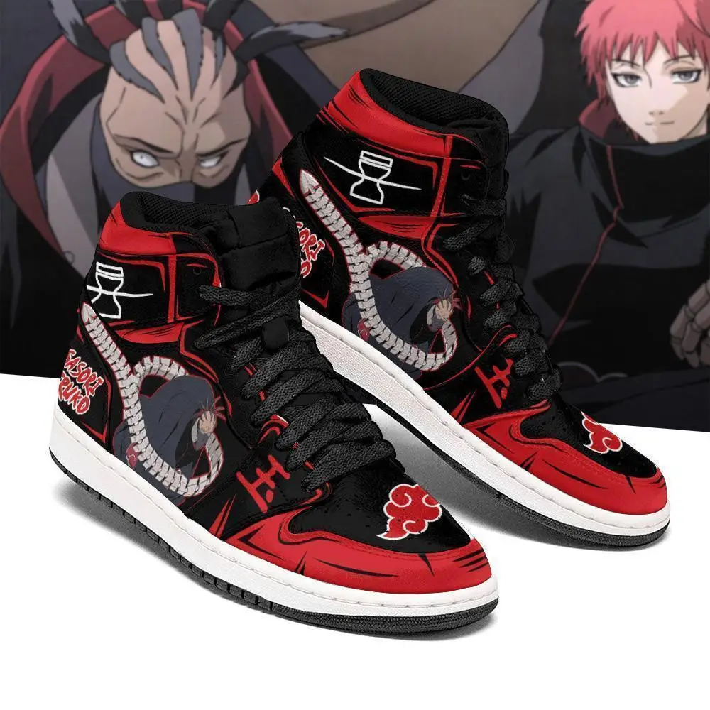 Air JD Hightop Shoes Sasori Hiruko Shoes Akatsuki Costume Anime JD1s Sneakers