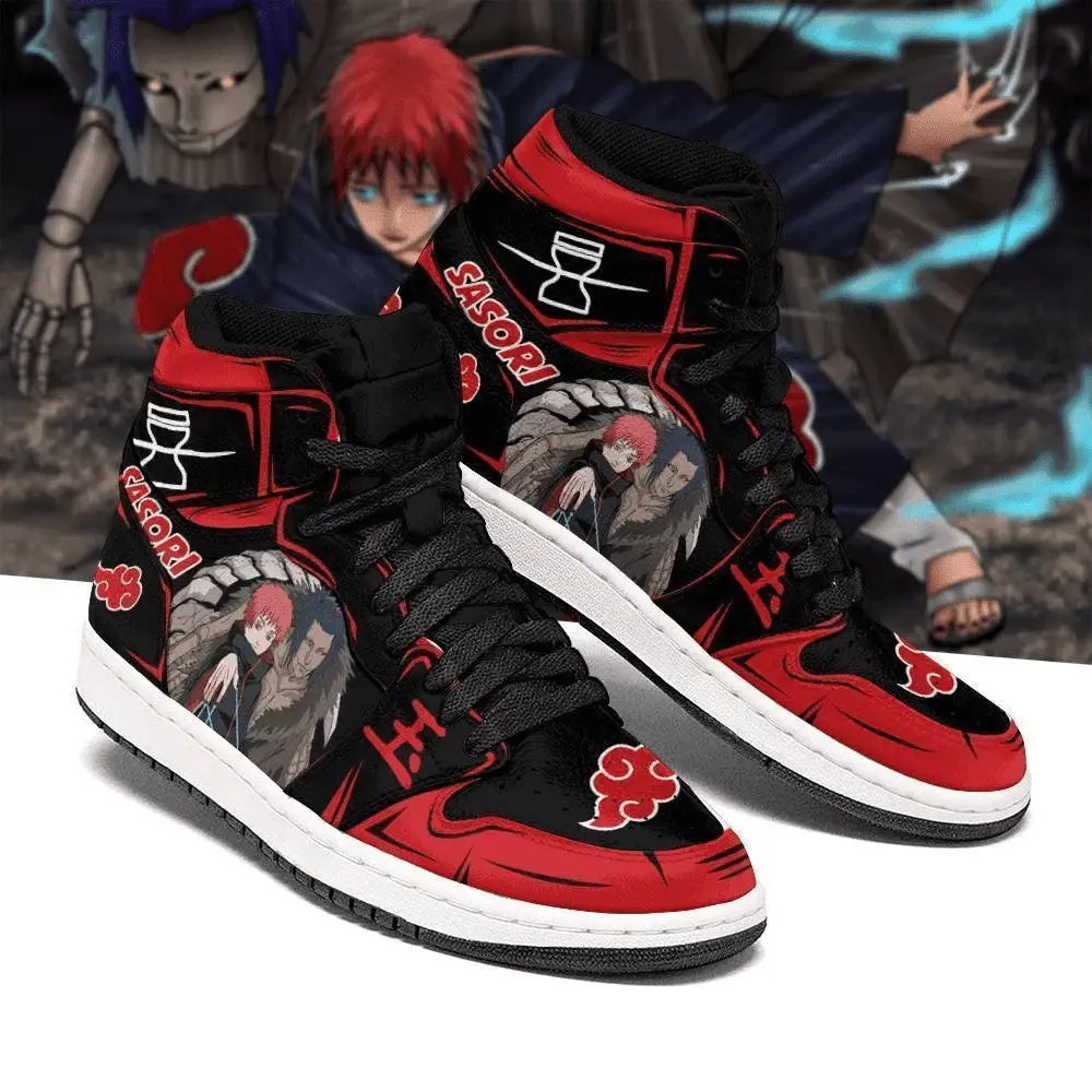 Air JD Hightop Shoes Sasori Shoes Skill Akatsuki Costume Anime JD1s Sneakers