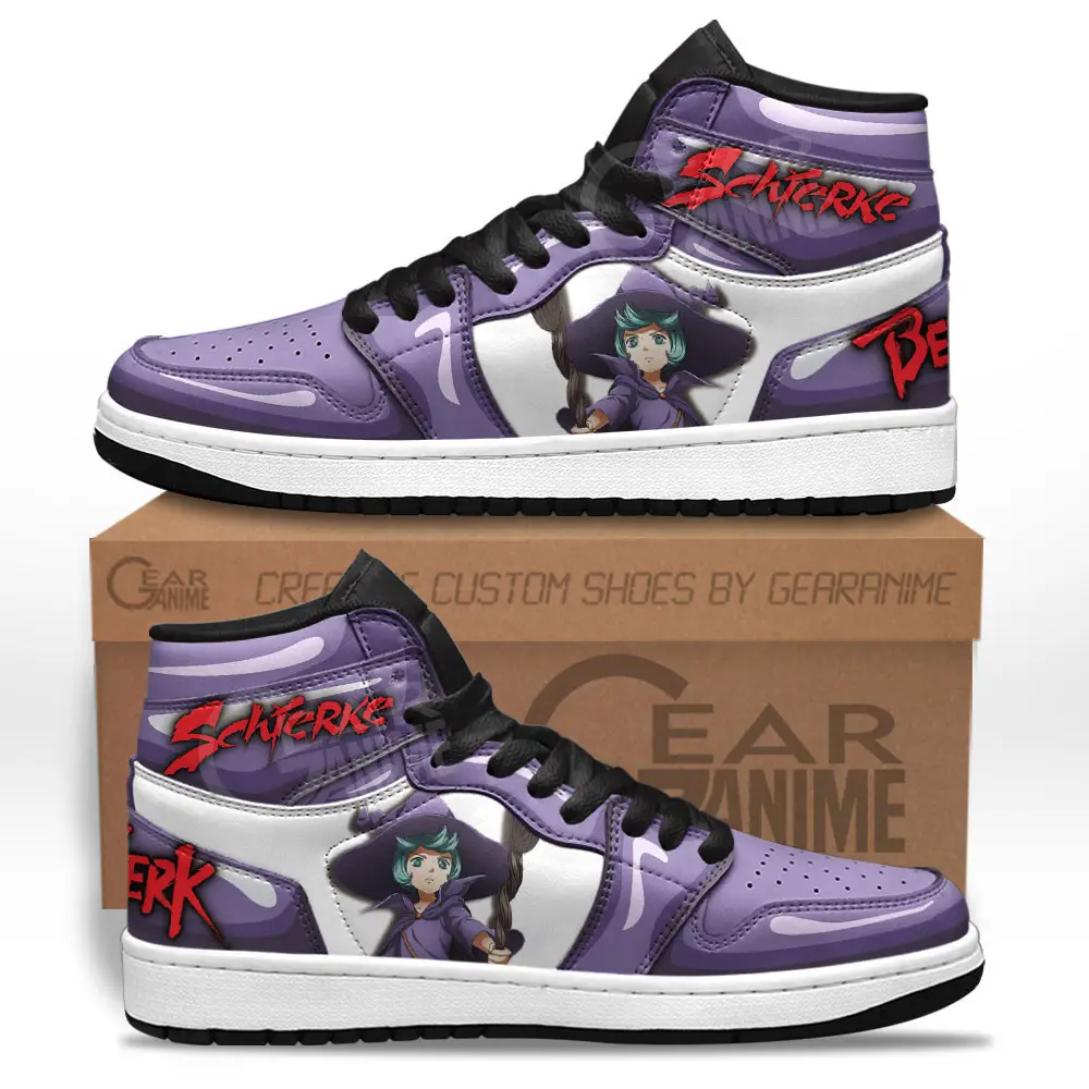 Air JD Hightop Shoes Schierke JD1s Sneakers Berserk Custom Anime Shoes Air JD Hightop Shoes Schierke JD1s Sneakers Berserk Custom Anime Shoes - Image 1