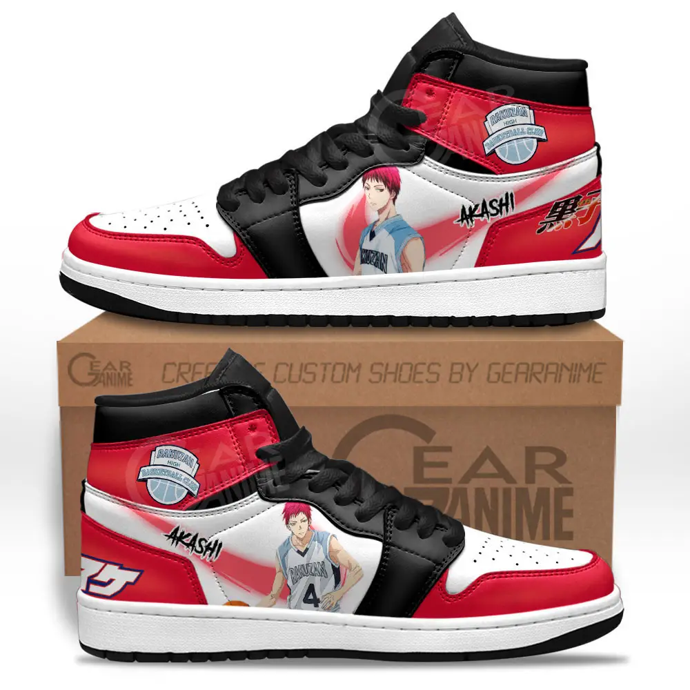Air JD Hightop Shoes Seijuro Akashi JD1s Sneakers Kuroko's Basketball Custom Anime Shoes Air JD Hightop Shoes Seijuro Akashi JD1s Sneakers Kuroko's Basketball Custom Anime Shoes - Image 1
