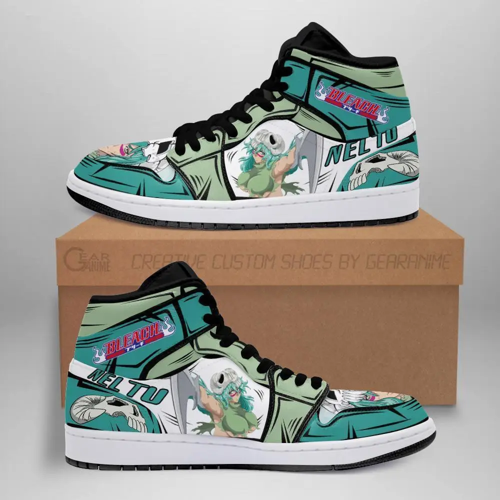 Air JD Hightop Shoes Sexy Nelliel Tu Odelschwanck JD1s Sneakers Bleach Anime Shoes Fan Gift Idea MN05