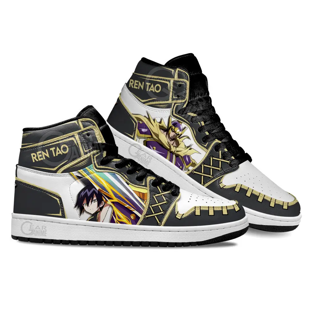 Air JD Hightop Shoes Shaman King Ren Tao Shoes Custom For Anime Fans Air JD Hightop Shoes Shaman King Ren Tao Shoes Custom For Anime Fans - Image 1