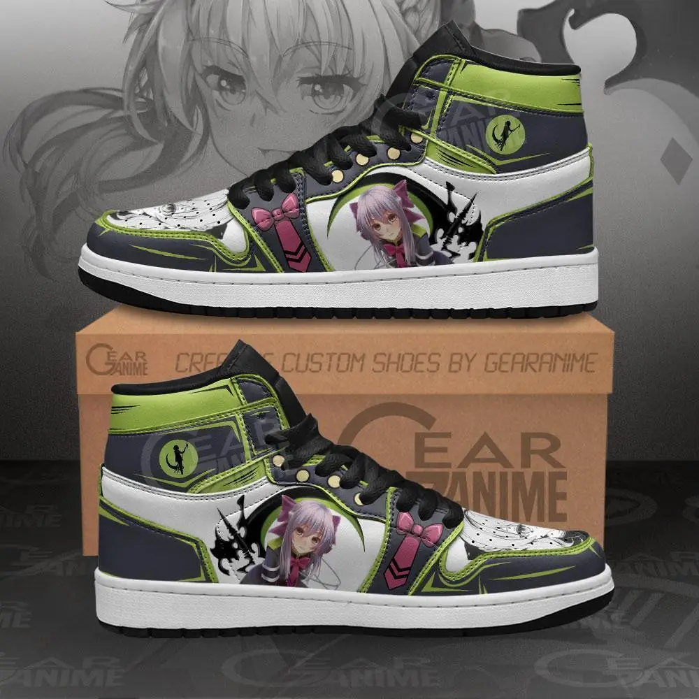 Air JD Hightop Shoes Shinoa Hiiragi JD1s Sneakers Custom Anime Seraph of the End Shoes