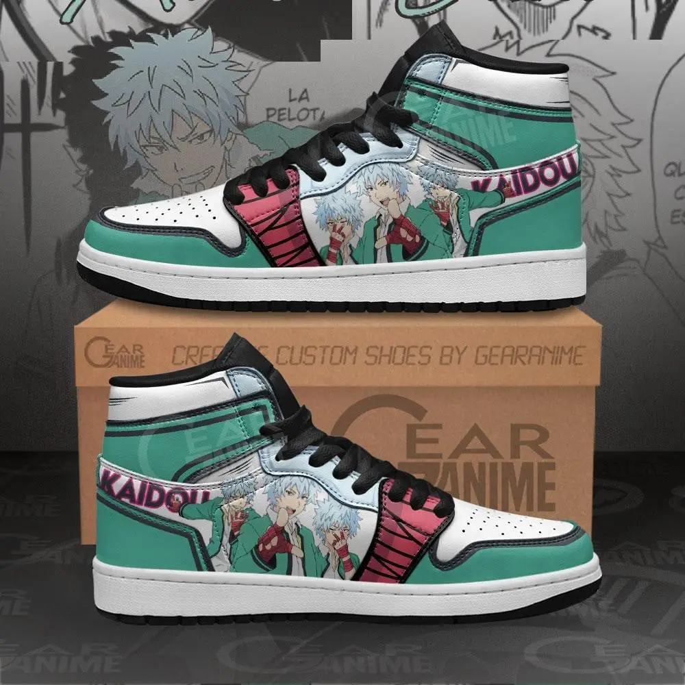 Air JD Hightop Shoes Shun Kaidou JD1s Sneakers Custom Anime Saiki K Shoes