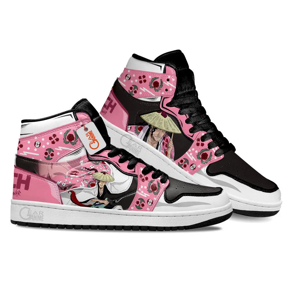 Air JD Hightop Shoes Shunsui Kyouraku Custom Anime Shoes MN0901