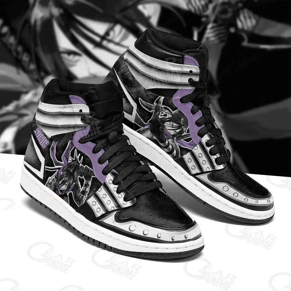 Air JD Hightop Shoes Speed-o'-Sound Sonic JD1s Sneakers Custom One Punch Man Anime Shoes