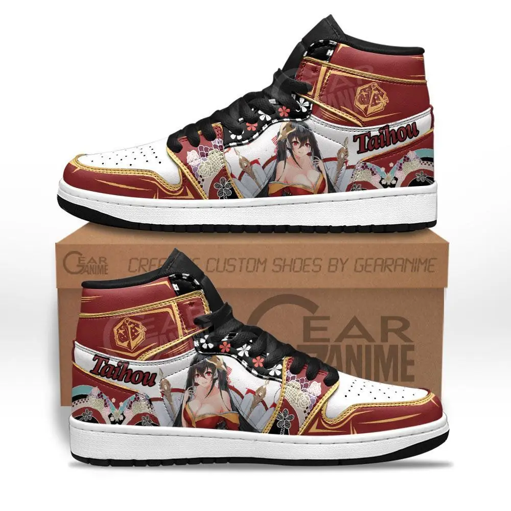 Air JD Hightop Shoes Taihou JD1s Sneakers Custom Azur Lane Shoes