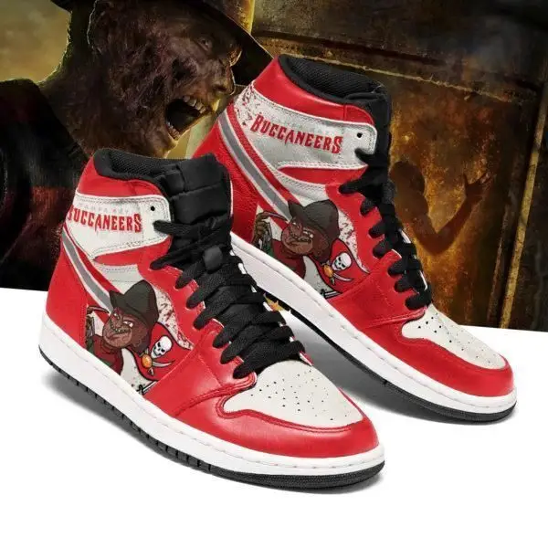 Air JD Hightop Shoes Tampa Bay Buccaneers Horror Custom Shoes Sneakers JD Sneakers