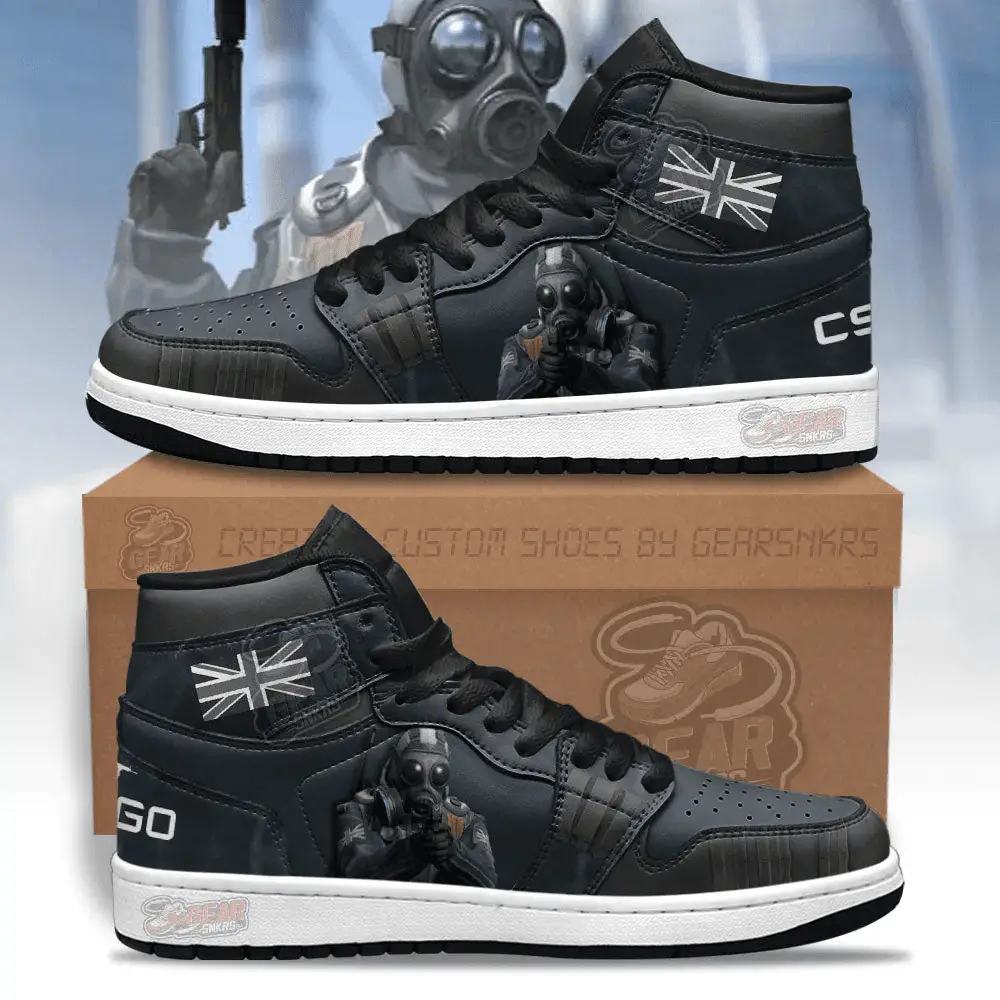 Air JD Hightop Shoes Terrorist Counter-Strike Skins J1 Shoes Custom For Fans