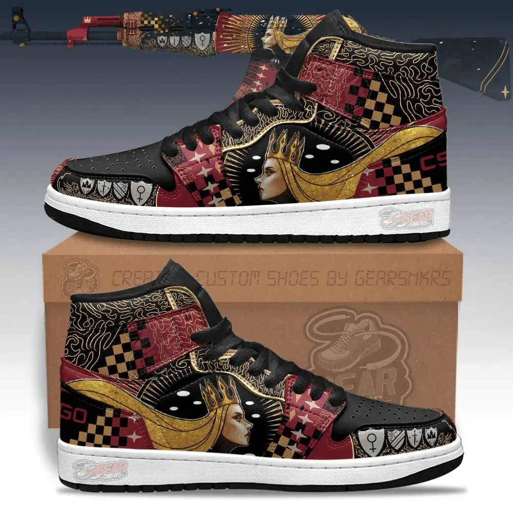 Air JD Hightop Shoes The Empress Counter-Strike Skins J1 Shoes Custom For Fans