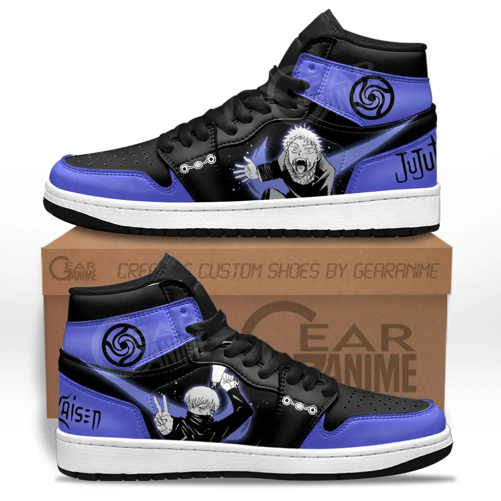 Air JD Hightop Shoes Toge Inumaki JD1s Sneakers Jujutsu Kaisen Custom Anime Shoes Air JD Hightop Shoes Toge Inumaki JD1s Sneakers Jujutsu Kaisen Custom Anime Shoes - Image 1