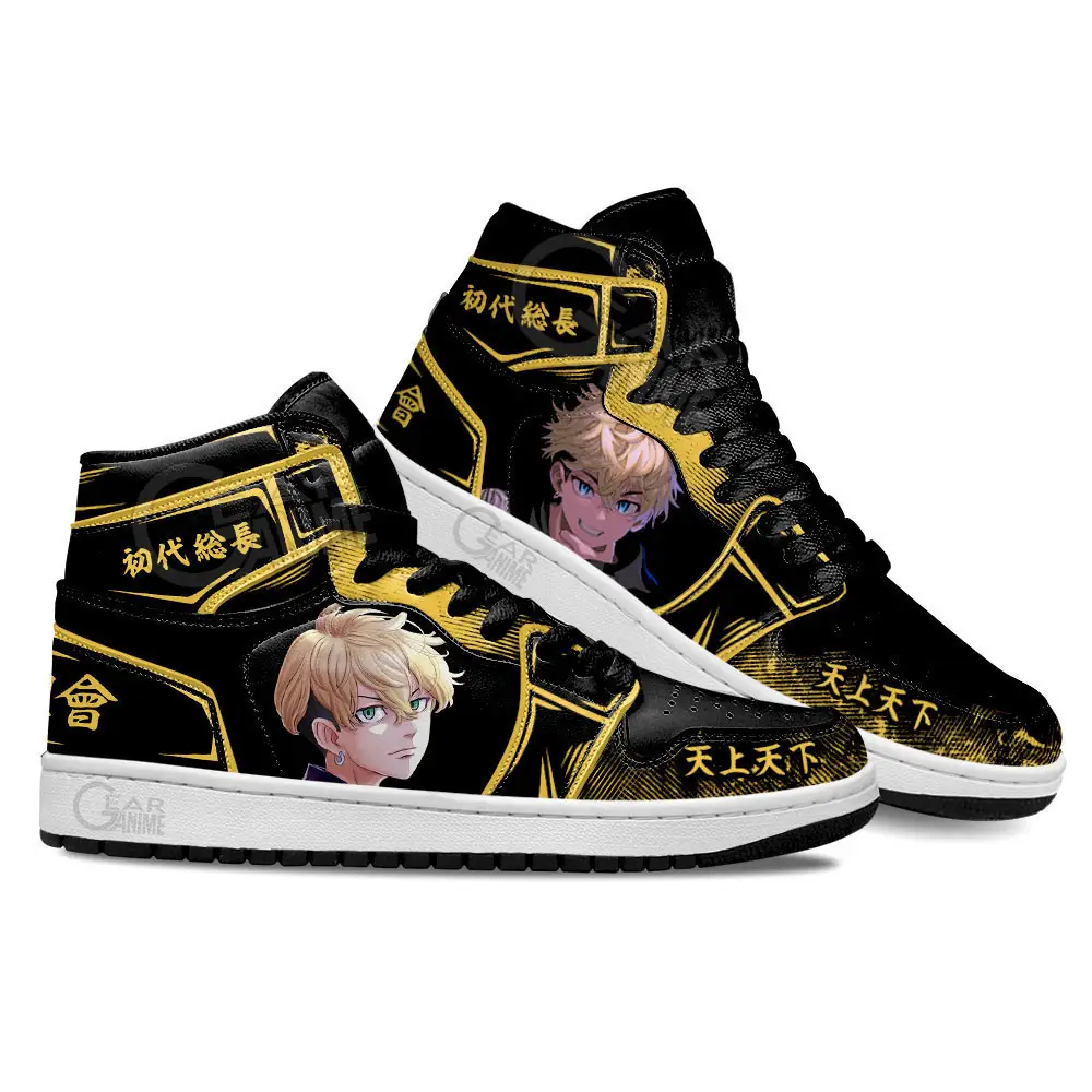 Air JD Hightop Shoes Tokyo Revengers Chifuyu Matsuno Shoes Custom For Anime Fans