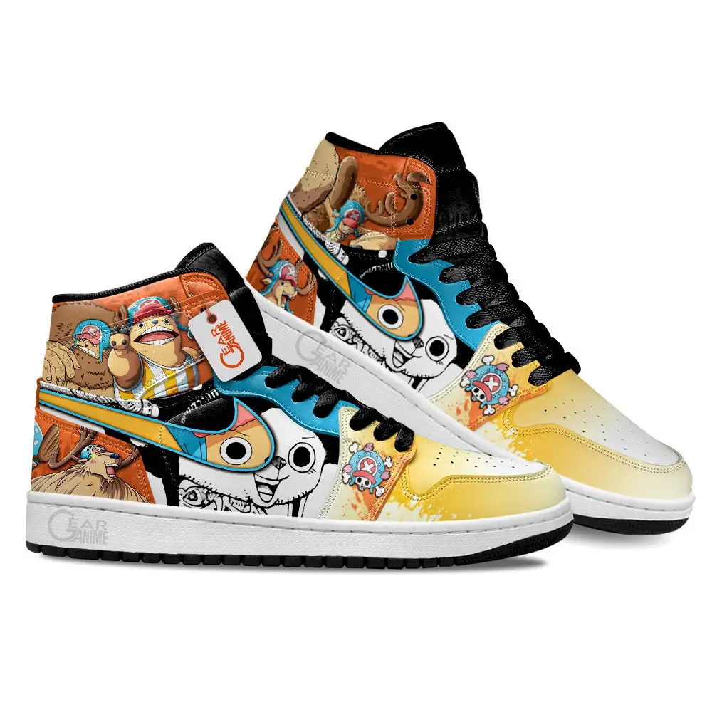 Air JD Hightop Shoes Tony Tony Chopper Anime Shoes Custom Sneakers MN2102