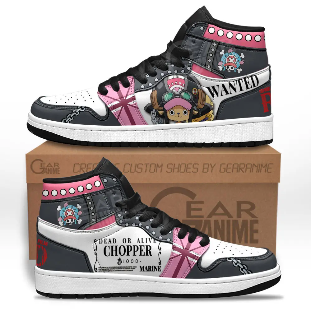 Air JD Hightop Shoes Tony Tony Chopper JD1s Sneakers One Piece Red Custom Anime Shoes Air JD Hightop Shoes Tony Tony Chopper JD1s Sneakers One Piece Red Custom Anime Shoes - Image 1