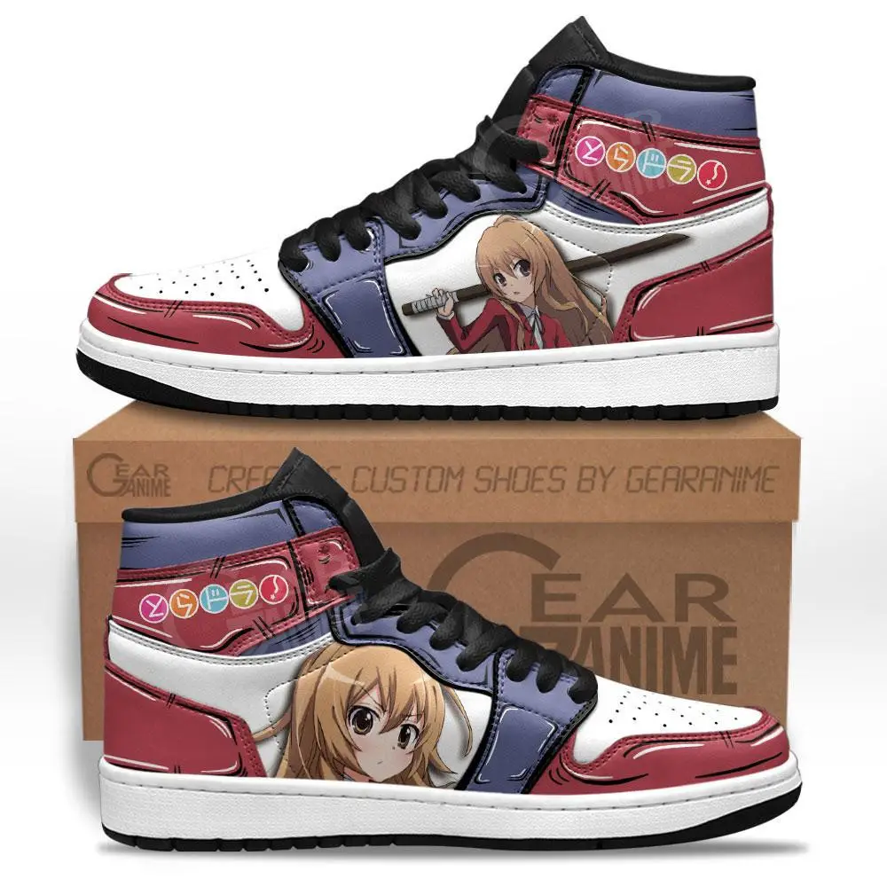 Air JD Hightop Shoes Toradora Aisaka Taiga JD1s Sneakers Custom Anime Shoes Air JD Hightop Shoes Toradora Aisaka Taiga JD1s Sneakers Custom Anime Shoes - Image 1