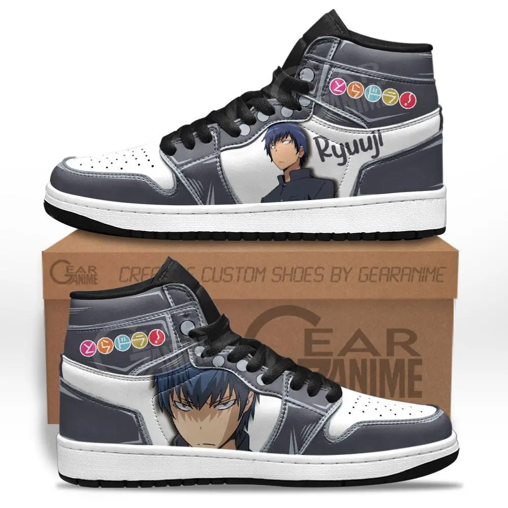 Air JD Hightop Shoes Toradora Takasu Ryuuji JD1s Sneakers Custom Anime Shoes