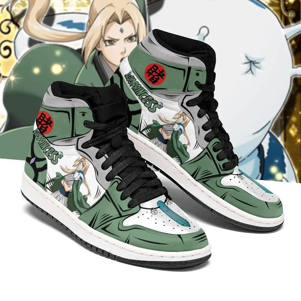 Air JD Hightop Shoes Tsunade Shoes Slug Princess Costume Boots Anime JD1s Sneakers