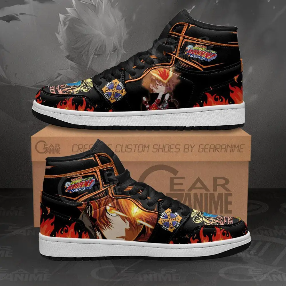 Air JD Hightop Shoes Tsunayoshi Sawada JD1s Sneakers Hitman Reborn Anime Shoes MN11