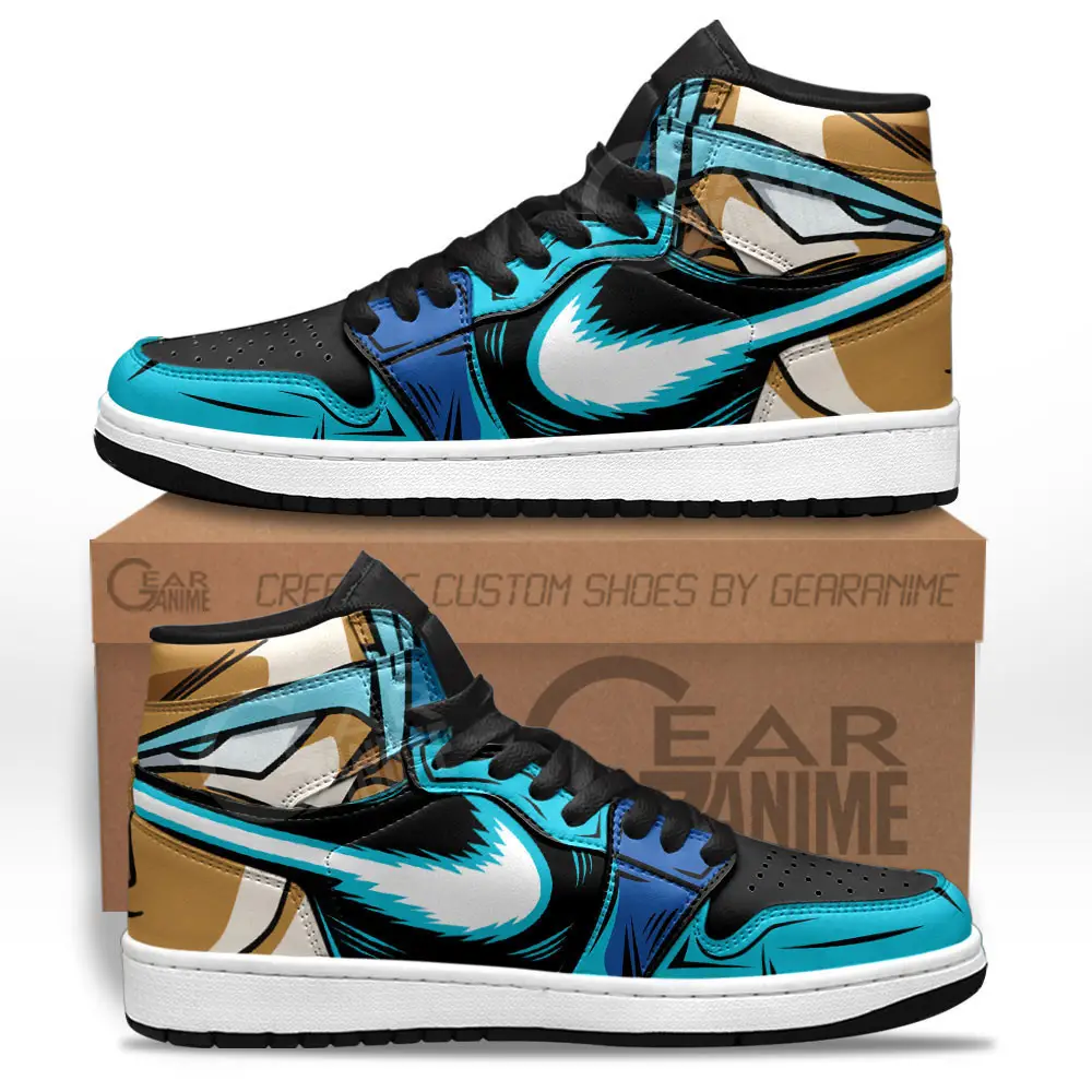 Air JD Hightop Shoes Vegito JD1s Sneakers Dragon Ball Custom Anime Shoes