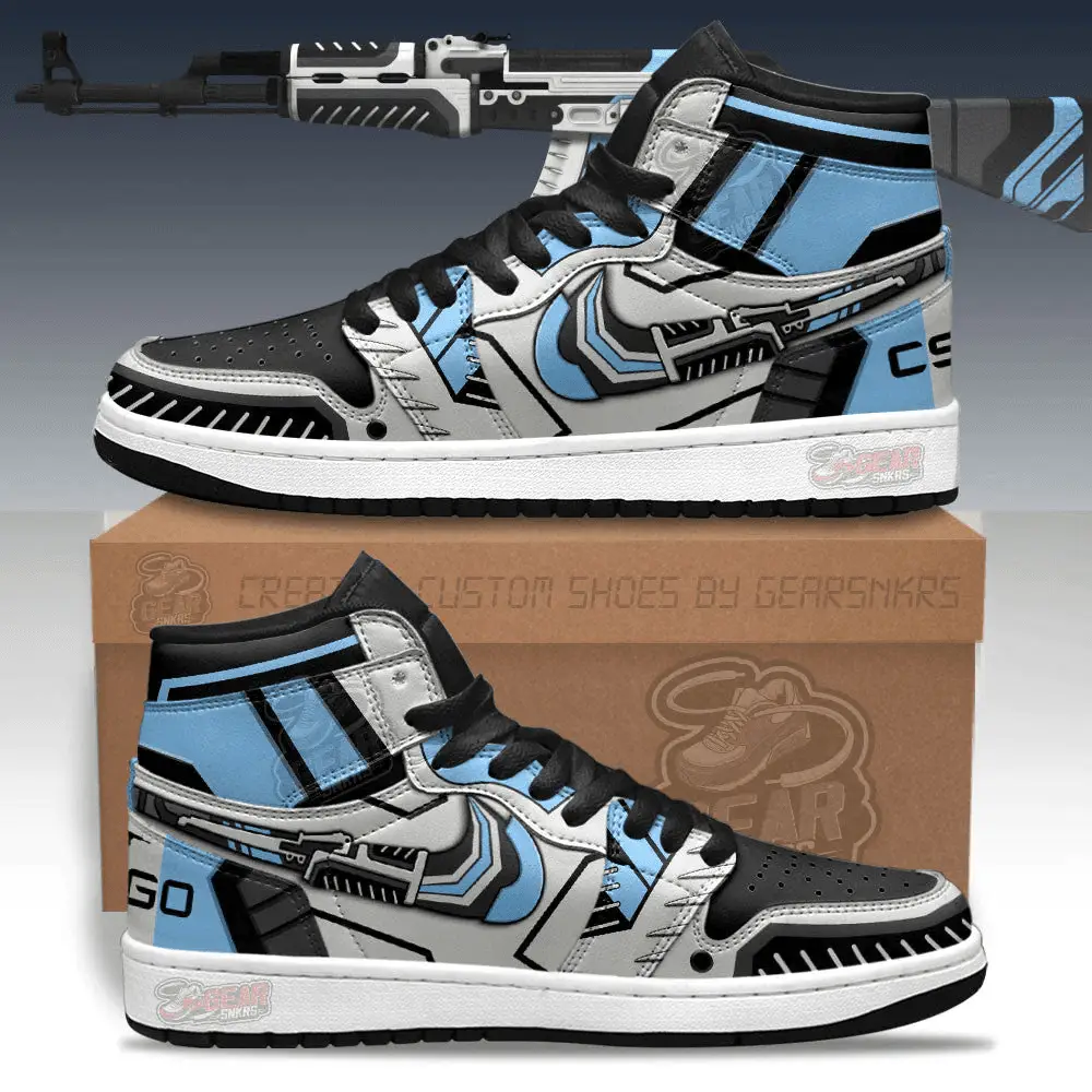 Air JD Hightop Shoes Vulcan Counter-Strike Skins J1 Shoes Custom For Fans