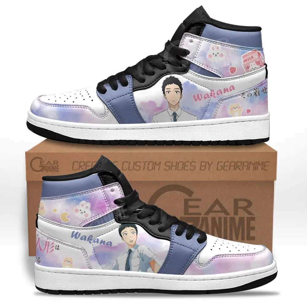 Air JD Hightop Shoes Wakana Gojo JD1s Sneakers My Dress-Up Darling Custom Anime Shoes