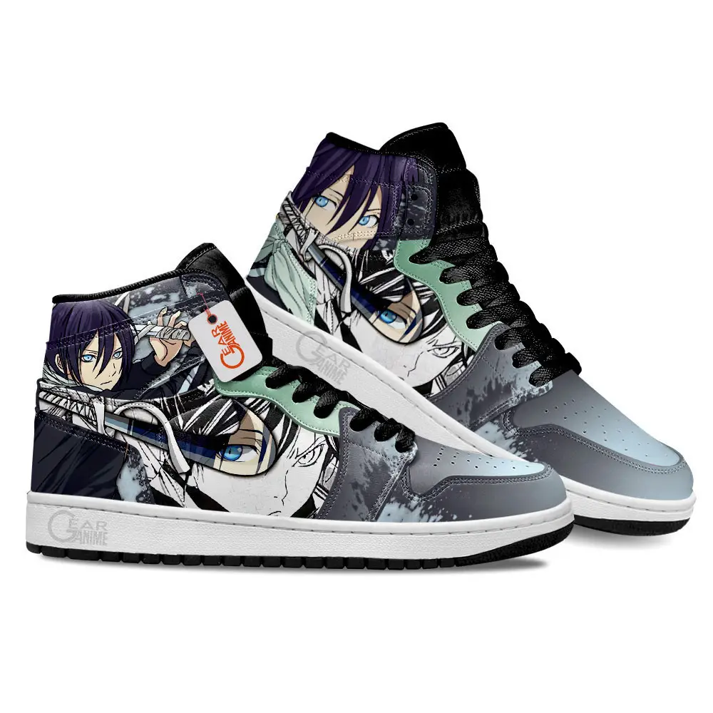 Air JD Hightop Shoes Yato Anime Shoes Noragami Custom Sneakers MN2102