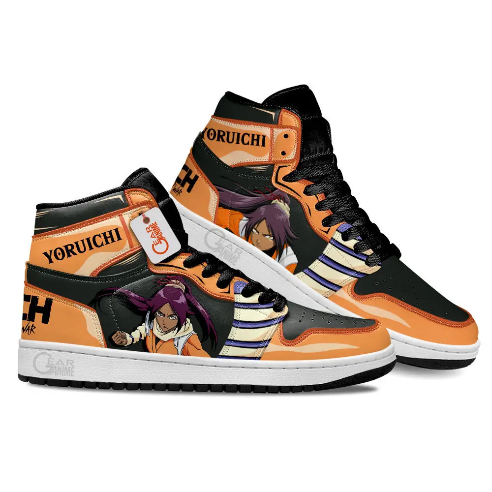 Air JD Hightop Shoes Yoruichi Shihouin Custom Anime Shoes MN0901 Air JD Hightop Shoes Yoruichi Shihouin Custom Anime Shoes MN0901 - Image 1