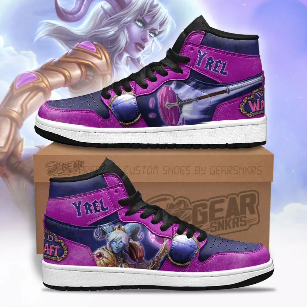 Air JD Hightop Shoes Yrel World of Warcraft J1 Shoes Custom For Fans