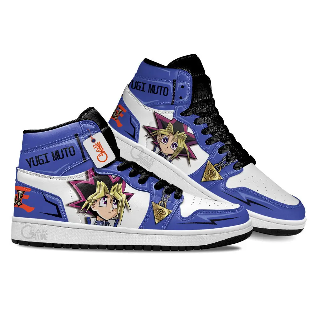 Air JD Hightop Shoes Yugi Muto Anime Shoes Custom Sneakers MN2802 Air JD Hightop Shoes Yugi Muto Anime Shoes Custom Sneakers MN2802 - Image 1