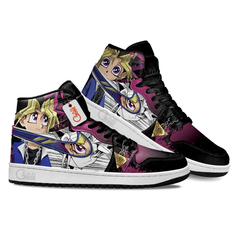 Air JD Hightop Shoes Yugi Mutou Shoes Custom YGO Anime Sneakers MN2102