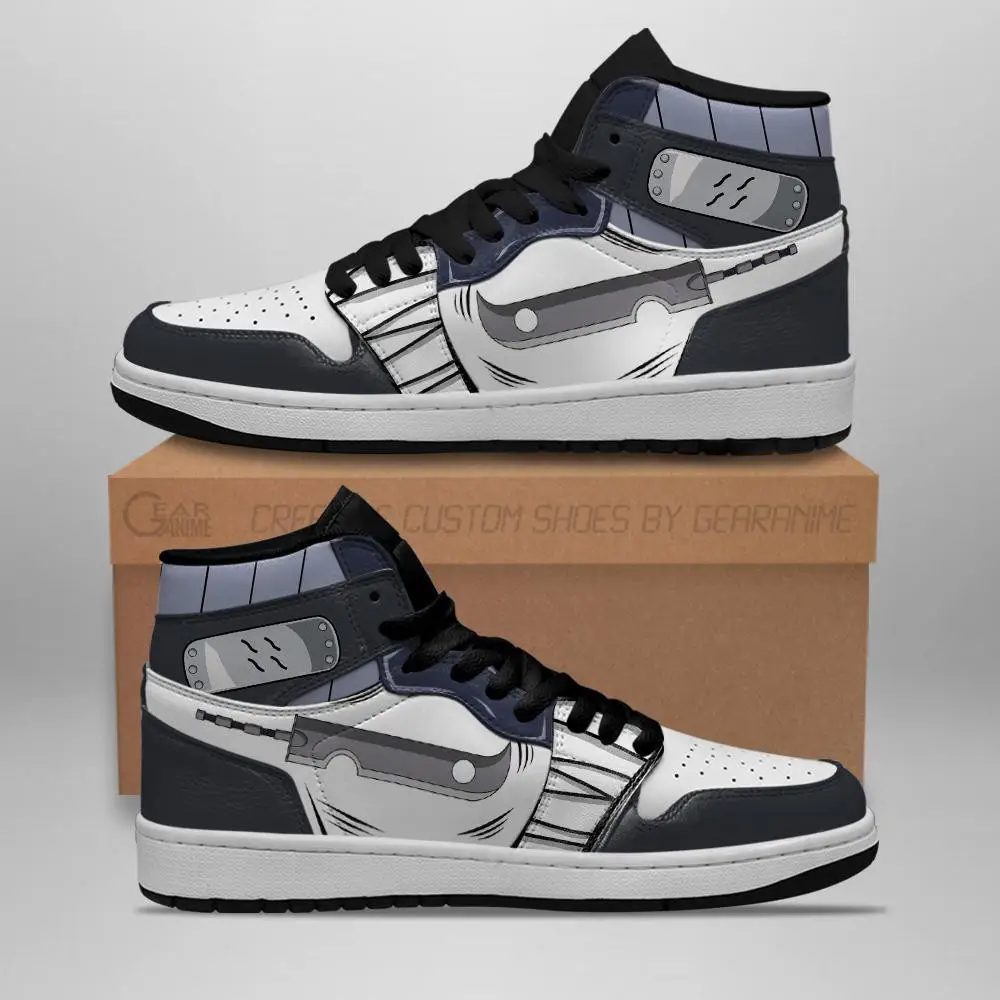 Air JD Hightop Shoes Zabuza Sword Shoes JD1s Sneakers High Top Anime Shoes