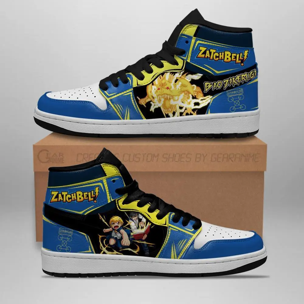 Air JD Hightop Shoes Zatch Bell Baou Zakeruga JD1s Sneakers Custom Anime Shoes Air JD Hightop Shoes Zatch Bell Baou Zakeruga JD1s Sneakers Custom Anime Shoes - Image 1